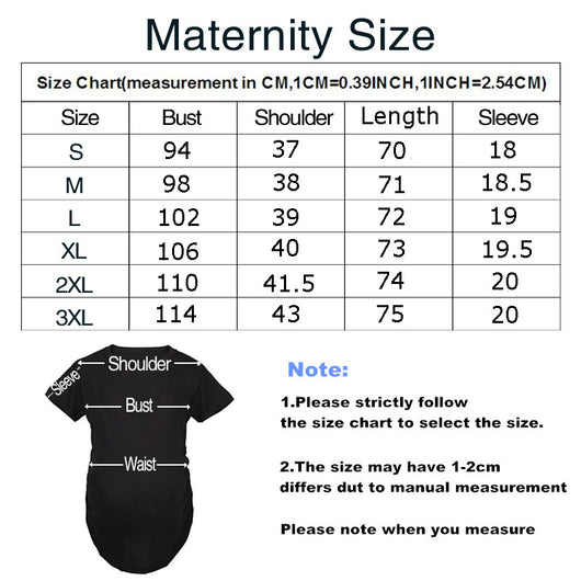 Blusa de Maternidad Cómoda Talla Grande - Playera Manga Corta - Image 7