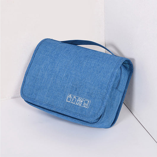 Bolsa de Aseo Colgante Impermeable con Organizador de Maquillaje para Viajes - Image 13