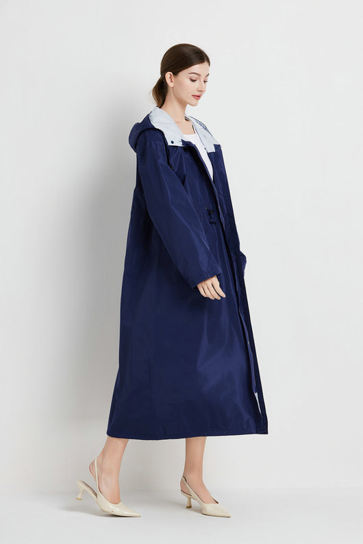 Gabardina Impermeable de Largo Medio para Mujer - Image 23