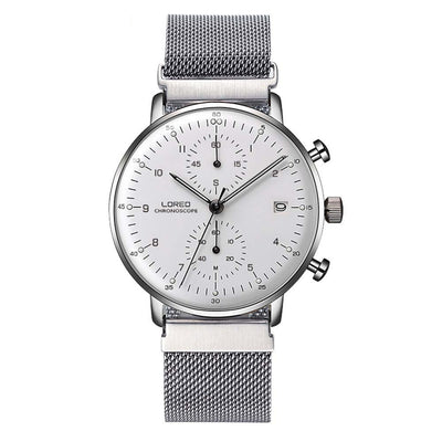 Reloj Deportivo de Cuarzo para Hombre con Banda de Acero Inoxidable Resistente al Agua - Image 17