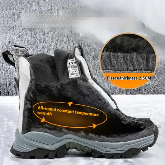 Botas de Nieve para Niños con Forro de Cuero y Piel Térmica - Image 13