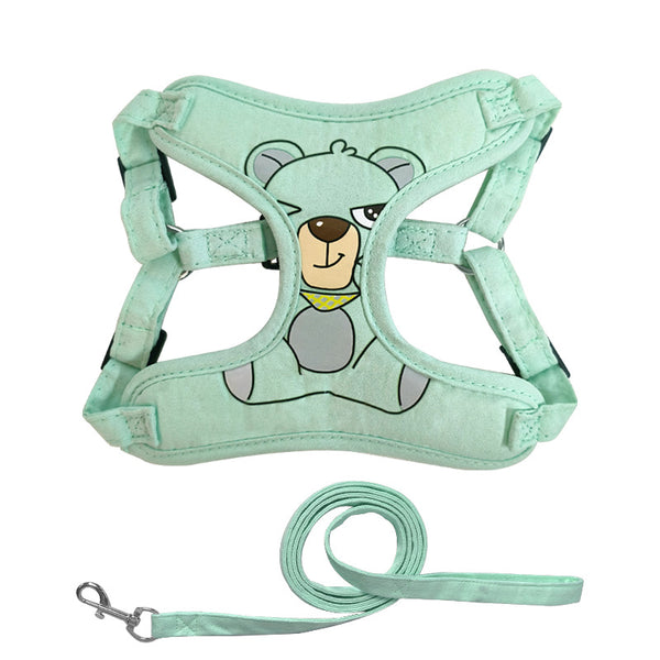 Arnés para Mascotas de Gamuza Talla Mediana-Pequeña