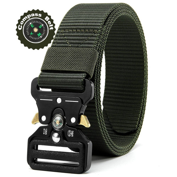 Cinturón Táctico con Brújula Eye Snake para Hombre