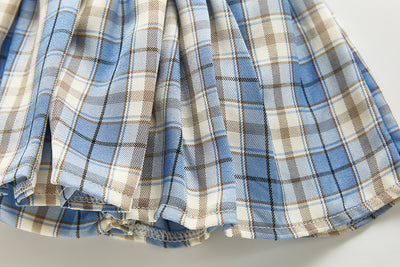 Conjunto Falda Plisada Estilo Preppy para Niña - Image 11
