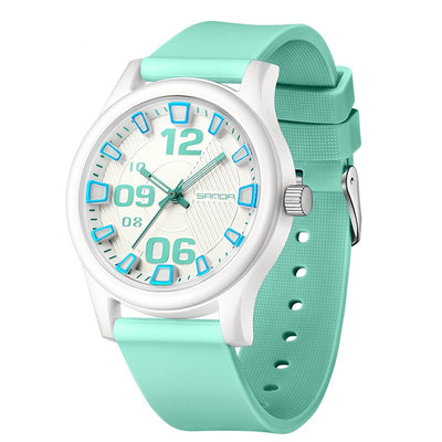 Reloj Infantil Resistente al Agua con Correa de Silicona Bicolor - Image 6
