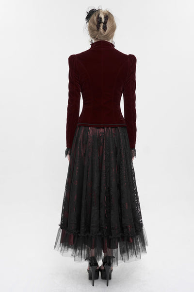 Abrigo Gótico para Presentaciones de Magia - Chaqueta Elegante para Mujeres - Image 16