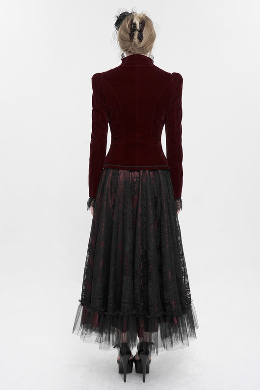 Abrigo Gótico para Presentaciones de Magia - Chaqueta Elegante para Mujeres - Image 16