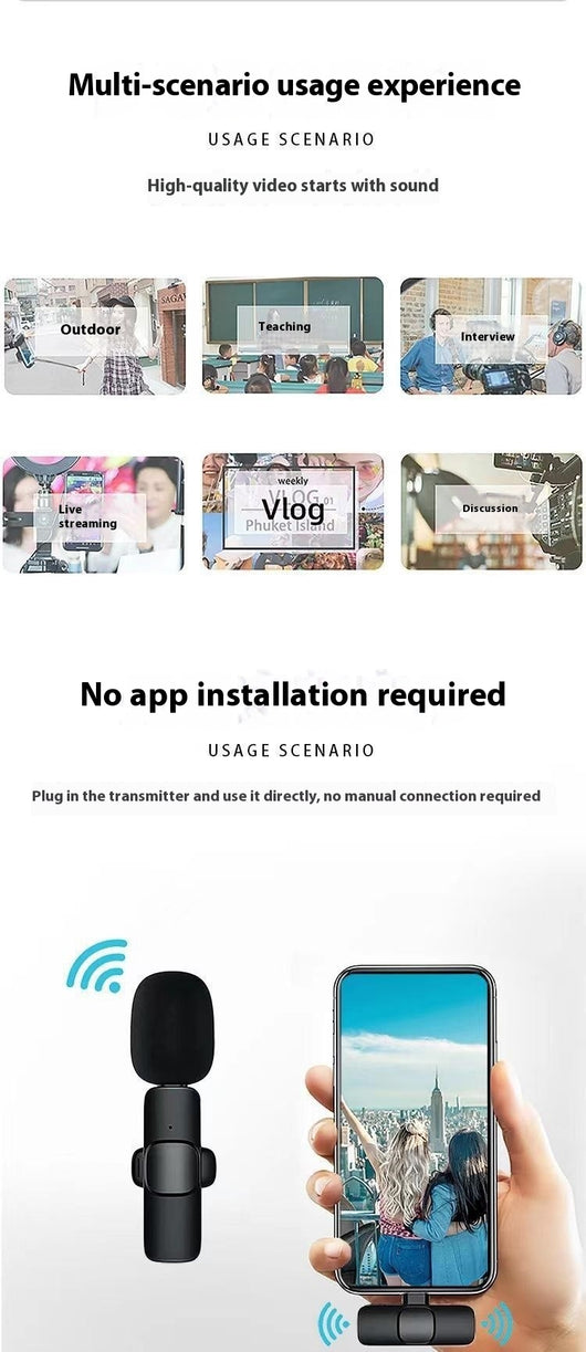 Micrófono Inalámbrico de Solapa para Videos Profesionales - Image 22