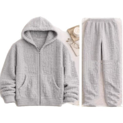 Suéter Minimalista con Capucha Holgado para Hombre - Conjunto Sofisticado Otoño - Image 6