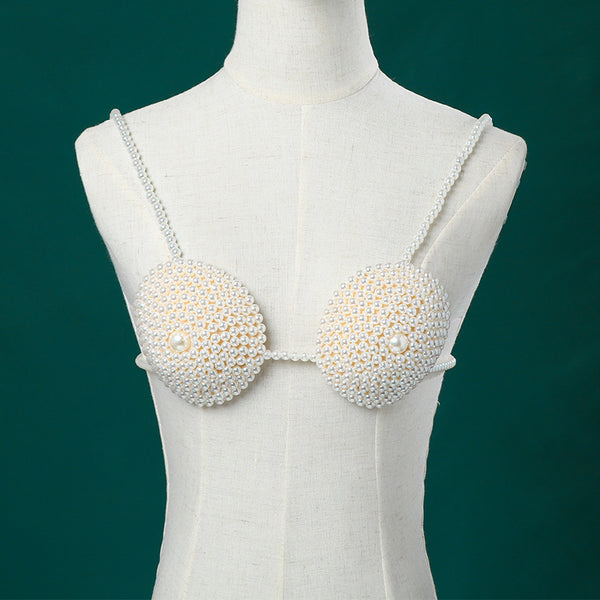 Sostenes Vintage con Detalles de Cuentas