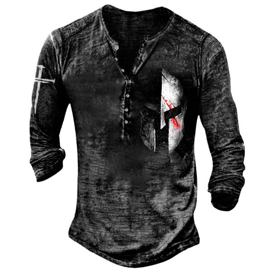 Playera Deportiva Estampada de Manga Larga para Hombre - Image 14