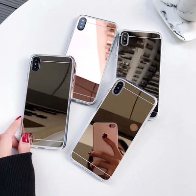 Funda Espejo de Maquillaje 2 en 1 con Acabado Electrochapado - Image 9