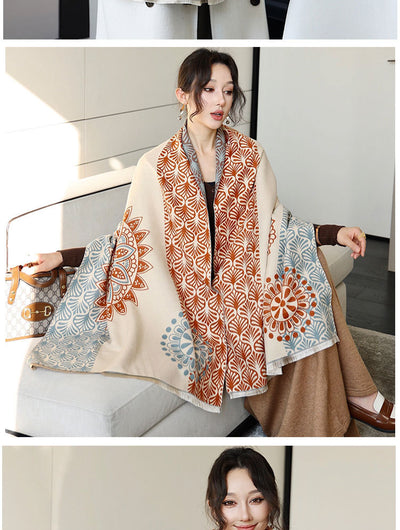 Chal Versátil de Oficina Estilo Coreano para Otoño e Invierno - Image 43