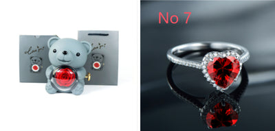 Anillo de Plata S925 Diamante Amor para Mujer Estilo Europeo y Americano - Image 9