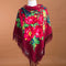 Foulard Cuadrado Étnico con Flecos - Abrigo Cálido y Elegante