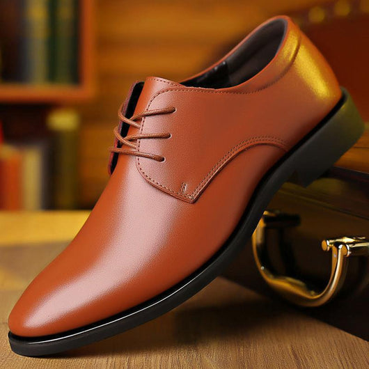 Zapatos de Cuero para Hombre - Elegancia Formal Profesional - Image 14