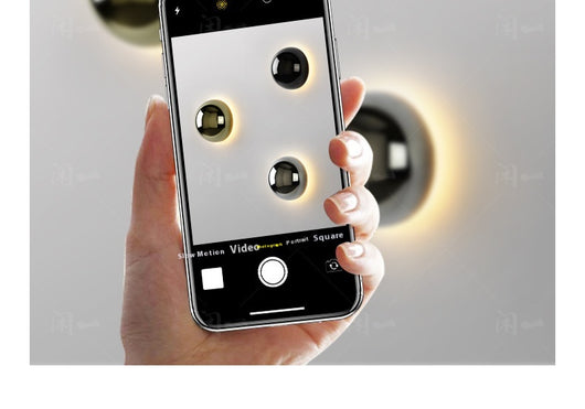 Lámpara Solar de Pared Estilo Nórdico Eclipse para Dormitorio - Image 19