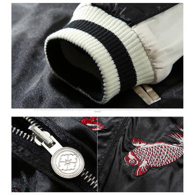 Chaqueta de Béisbol Bordada Heavy Industries Estilo Yokosuka para Hombre - Image 12
