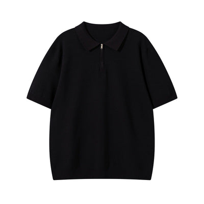 Polo Tejido Texturizado de Manga Corta para Hombre - Image 6