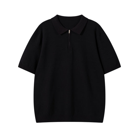 Polo Tejido Texturizado de Manga Corta para Hombre - Image 6