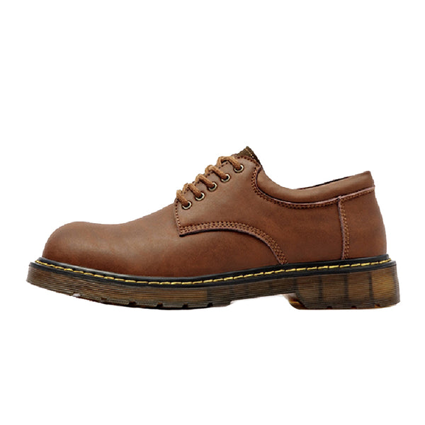 Zapatos Casuales de Cuero con Diseño Retro para Hombre