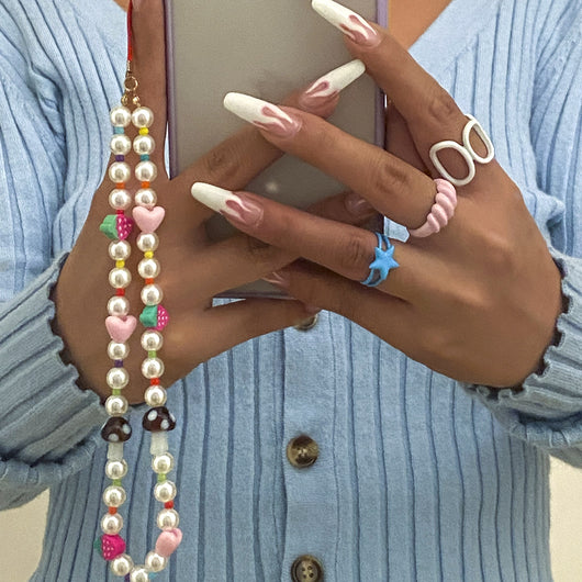Pulsera de Bolsa con Costura Bicolor y Cordón Ajustable - Image 15