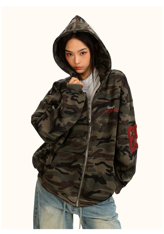 Sudadera Tipo Cardigan Camuflaje Forrada en Polar Grueso - Image 22
