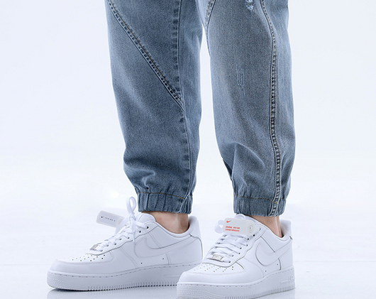 Pantalones Vaqueros de Cintura Elástica con Cordón Ajustable - Image 20
