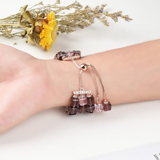 Correa de Reloj Cristal Cuadrado Grande con Elasticidad - Image 16
