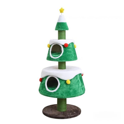 Árbol Navideño para Gatos con Nido Integrado y Zonas de Escalada - Image 8