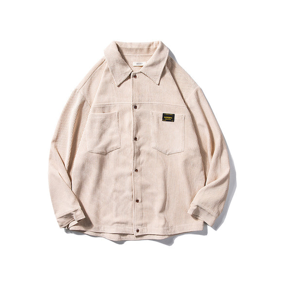Camisa de Pana Manga Larga para Hombre