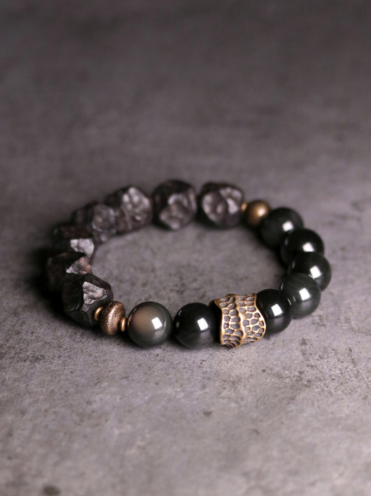 Mano Decorativa de Ébano y Obsidiana - Image 10