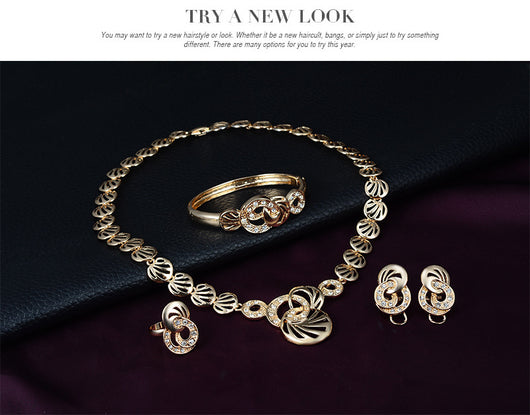 Conjunto de Collar y Aretes Explosión Creativa - Image 7