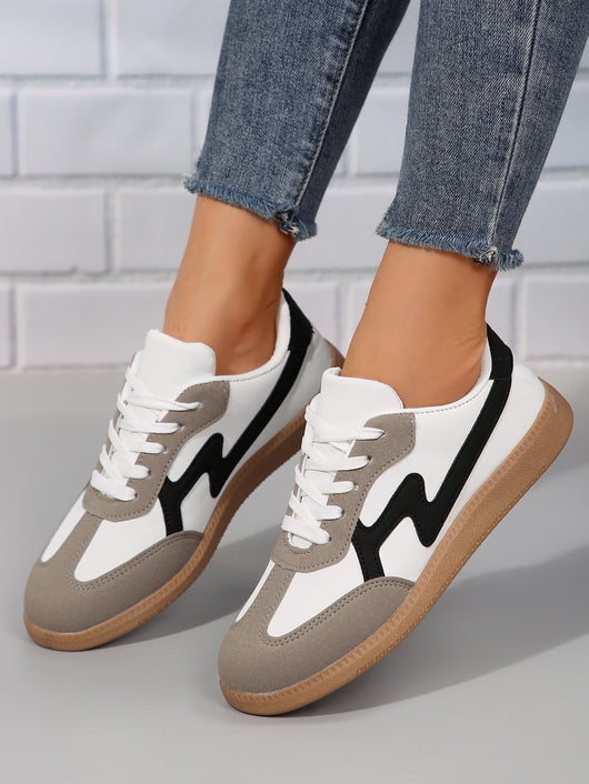 Zapatillas Deportivas Casuales Elegantes con Cordones para Mujeres - Image 21