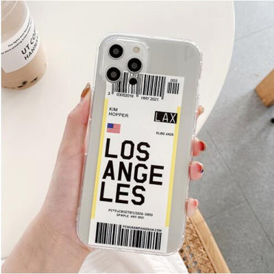Funda Protectora TPU para Móvil con Diseño de Boleto Aéreo - Image 8