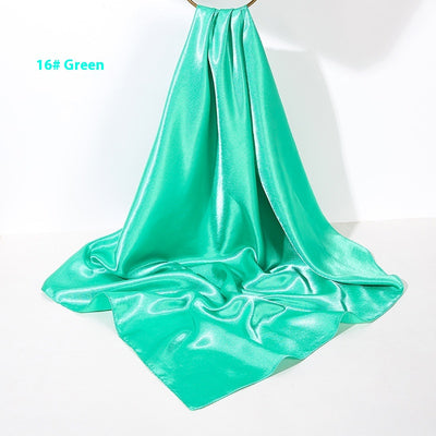 Pañuelo de Seda Artificial 90cm Satinado Brillante - Elegancia Pura - Image 19