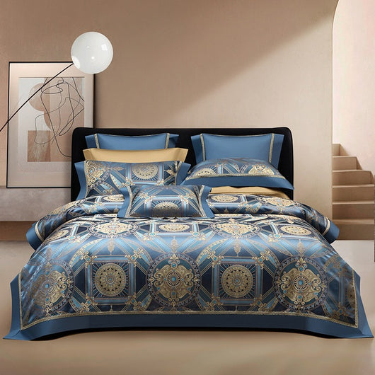 Juego de Cama Jacquard de Precisión Silk Town - 4 Piezas - Image 6
