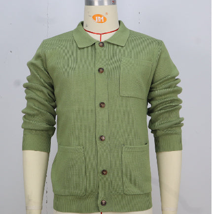 Suéter de Cuello Camisero Manga Larga Alta Densidad - Image 15