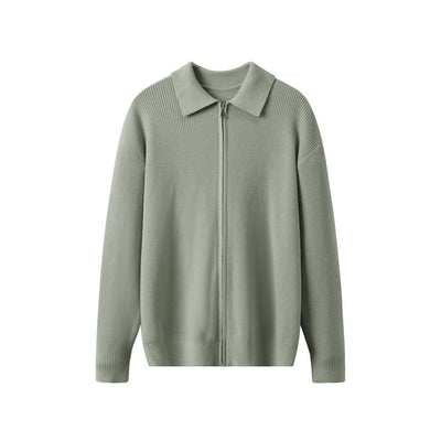 Cardigan de Lana con Cierre para Hombre - Suéter Tipo Saco Elegante - Image 20