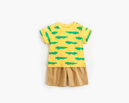 Traje de Verano para Niño con Diseño de Animales Cartoon - Image 22
