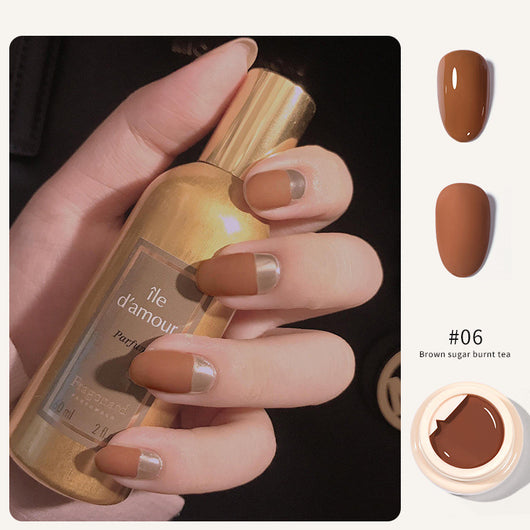 Lata Sólida Color Caramelo Estilo Japonés - Colección Otoño Temprano - Image 8