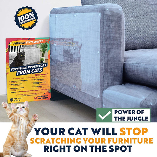 Cinta Protectora Adhesiva Antirasguños para Sofás y Muebles - Defensa Felina - Image 8
