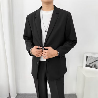 Blazer Casual para Hombre Estilo Preppy - Image 10