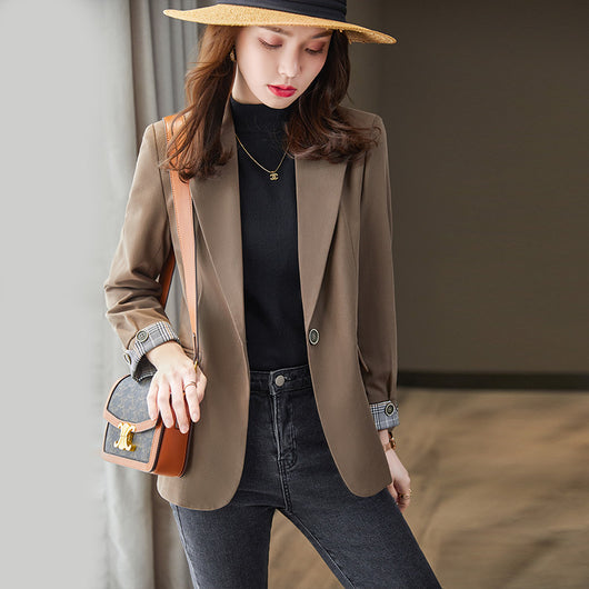 Blazer Ejecutivo Negro Grueso para Otoño e Invierno - Traje Formal Profesional
