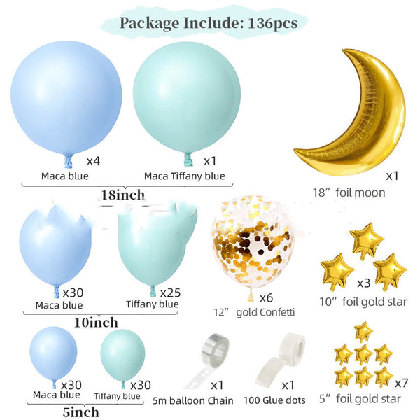 Set de Cadena de Globos Macarrón para Decoración de Fiestas de Cumpleaños - Image 2