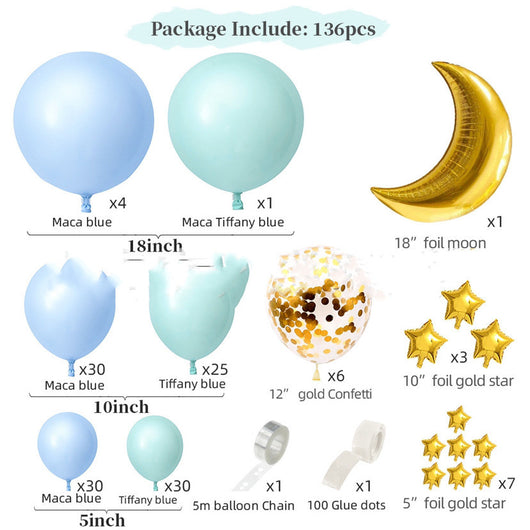 Set de Cadena de Globos Macarrón para Decoración de Fiestas de Cumpleaños - Image 2
