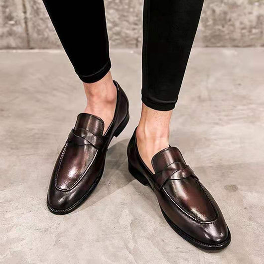 Zapatos de Cuero Británico sin Cordones - Comodidad Casual - Image 3