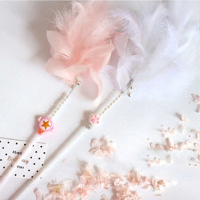 Juguete Interactivo para Gatos con Plumas, Borlas y Sonajero - Image 11