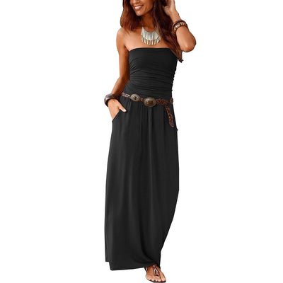 Vestido Tubo Escotado Estilo Festivo - Image 6