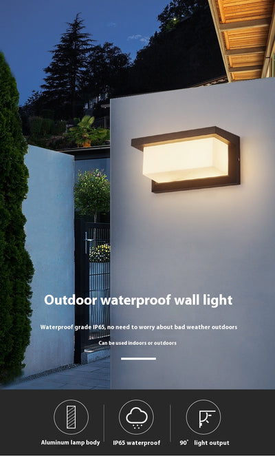 Lámpara LED de Pared Exterior Impermeable con Sensor de Movimiento - Image 8